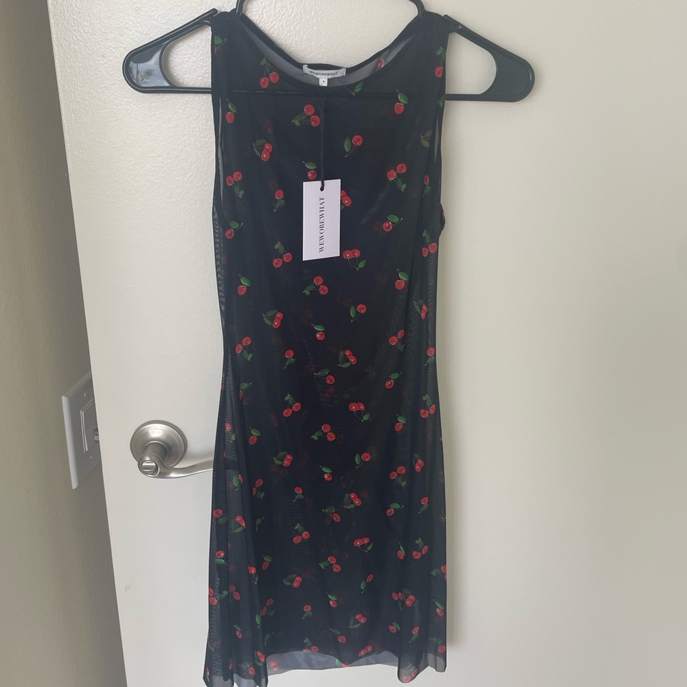 Cherry swim cover up